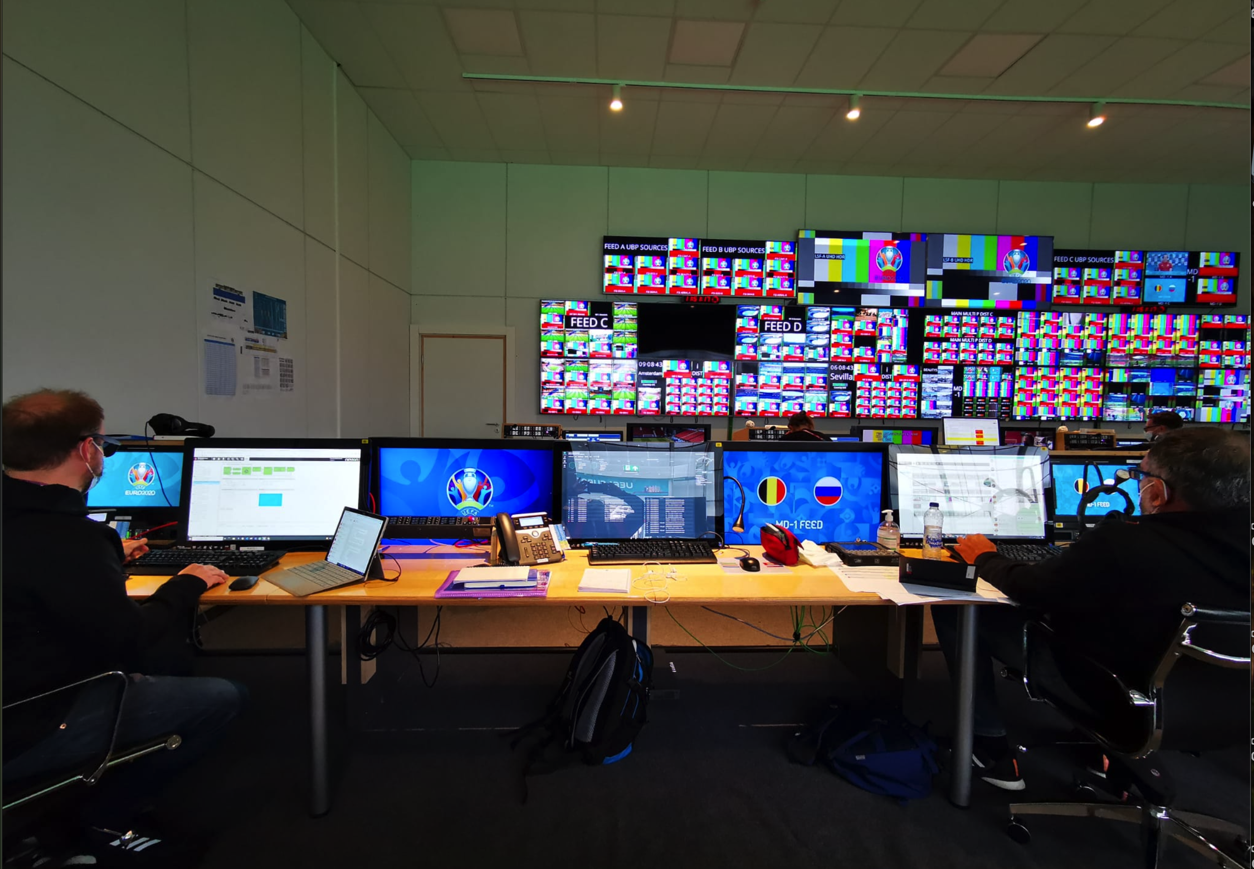 NOC Control Wall — UEFA Euro 2020