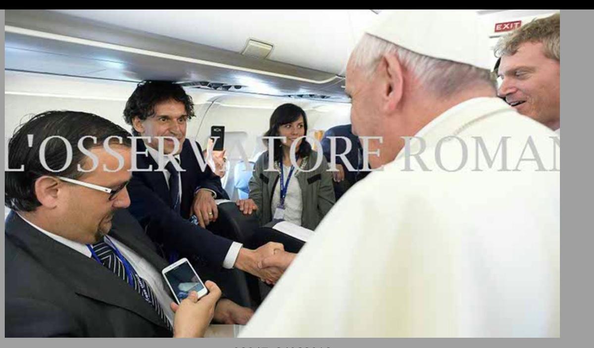 Papal Flight Vatican Media